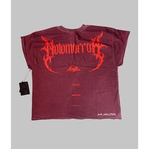 Civil Regime x No Tomorrow Spinal Core Raw Hem Cap Muscle Tee Men’s Large NWT